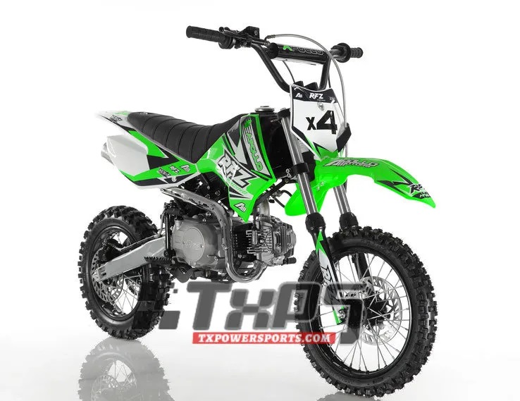 Cougar Cycle DB-X4 RFZ 110cc RACING DIRT BIKE, 4 Stroke Air Cooled, Single Cylinder