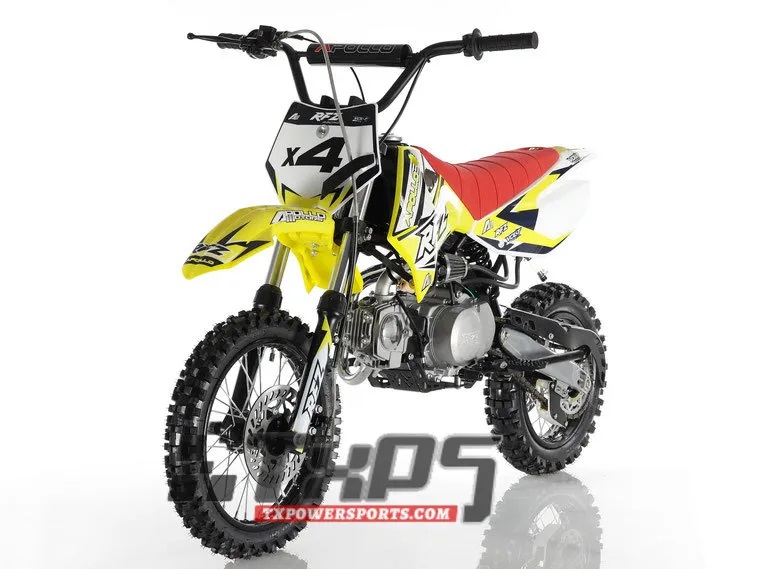 Cougar Cycle DB-X4 RFZ 110cc RACING DIRT BIKE, 4 Stroke Air Cooled, Single Cylinder