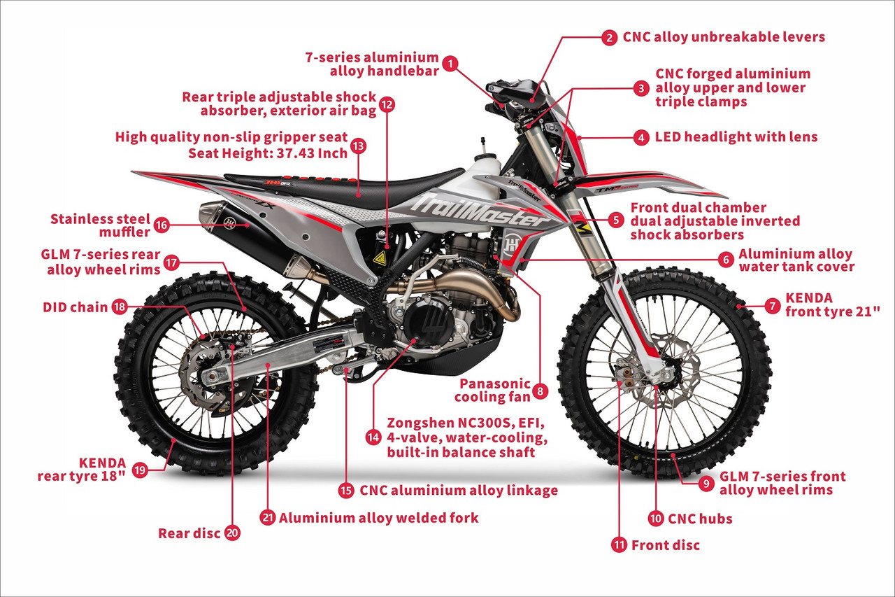 TrailMaster JHL Pro Series TM LX300 Pro Dirt Bike